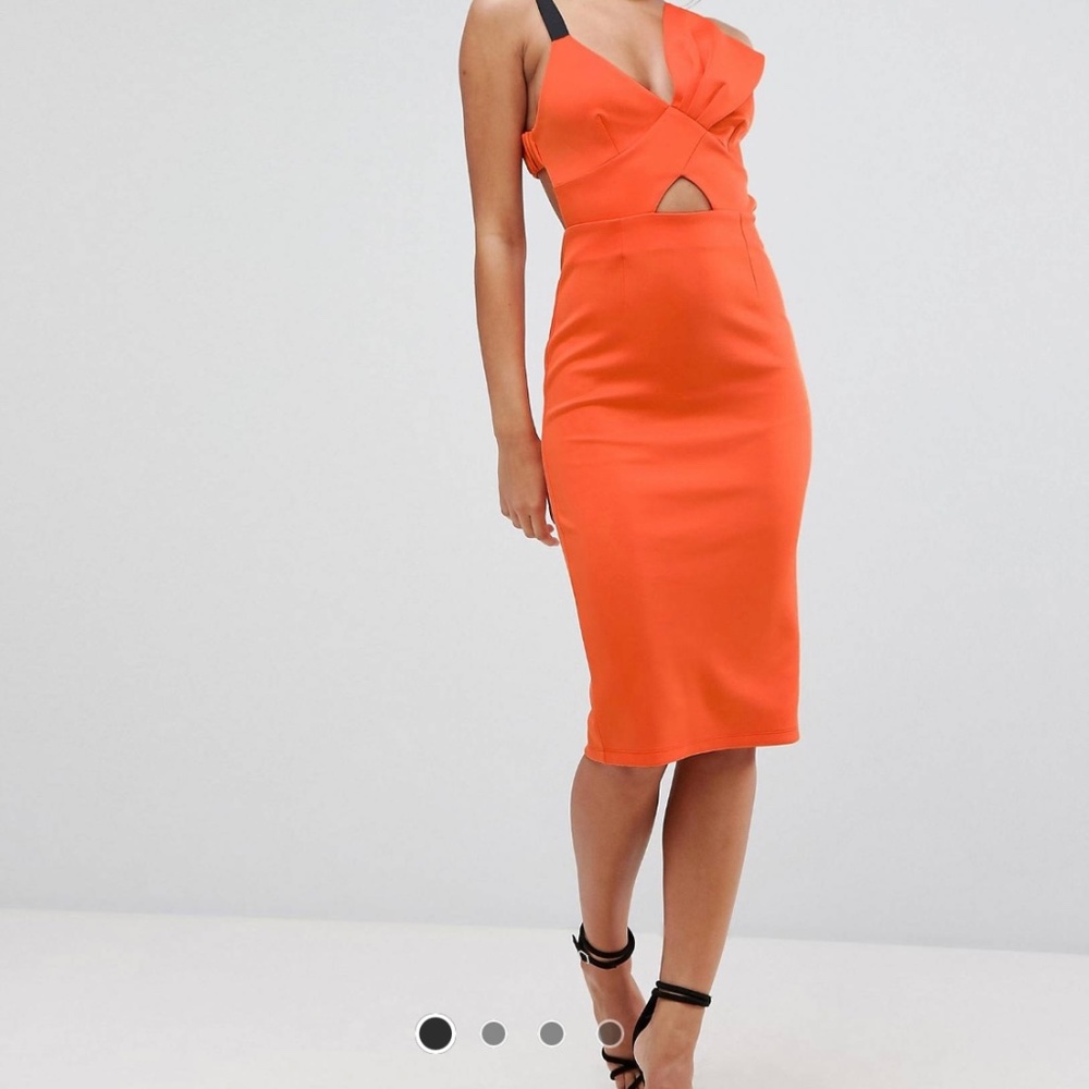 ASOS Bow Bust Bodycon Dress size 2
